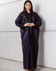 Reversible Abaya in Plum & Black