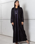 Reversible Abaya in Plum & Black