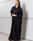 Reversible Abaya in Plum & Black