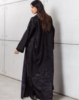 Reversible Abaya in Black & Plum