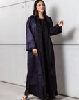 Reversible Abaya in Black & Plum