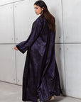 Reversible Abaya in Black & Plum