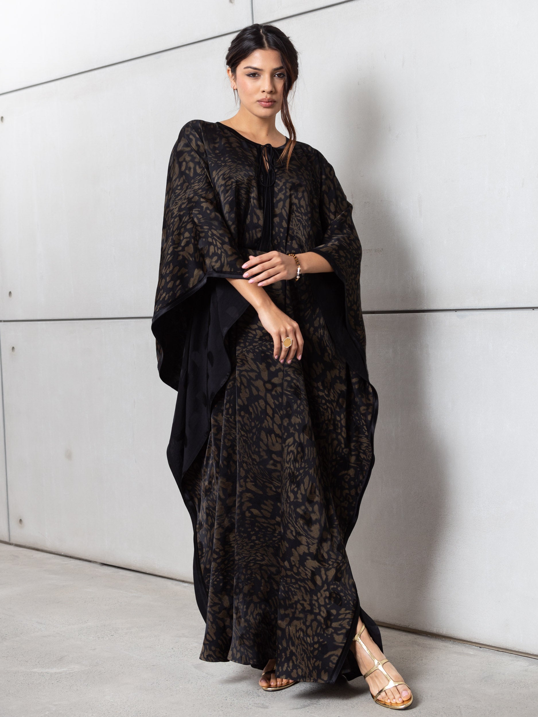 Midnight Noir Kaftan