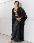 Floral Kaftan in Emerald Green