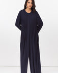 Navy Color Origami Abaya