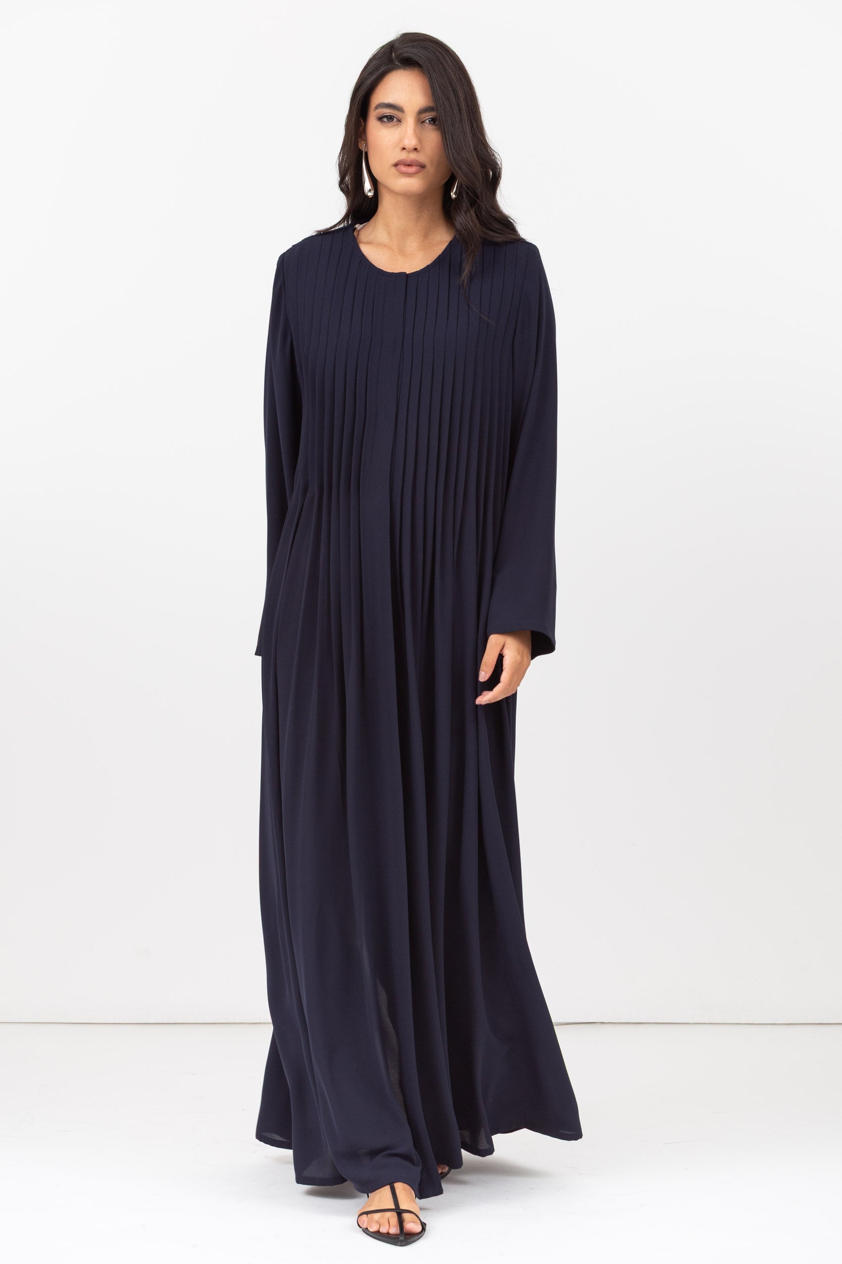 Navy Color Origami Abaya RTW