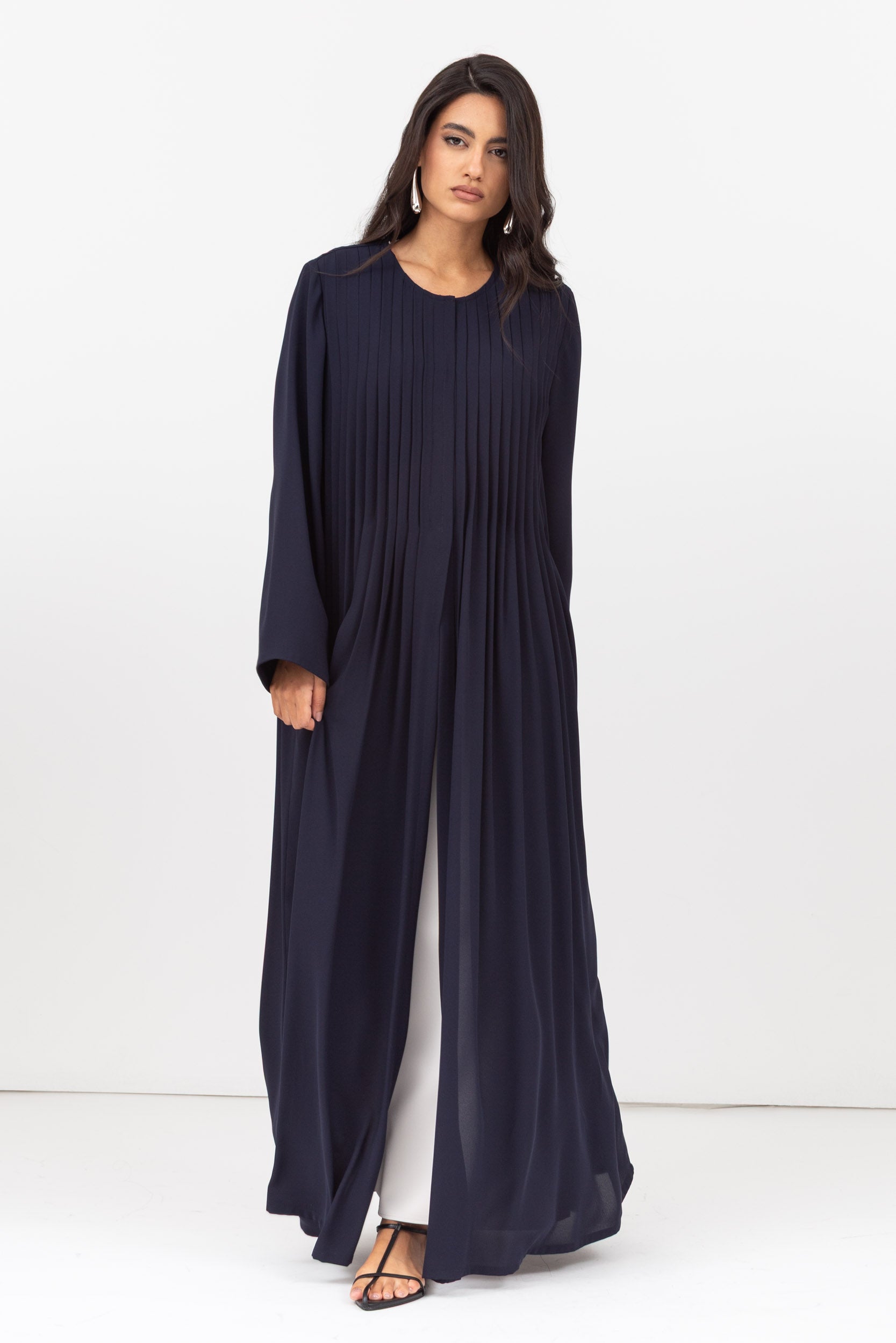 Navy Color Origami Abaya RTW