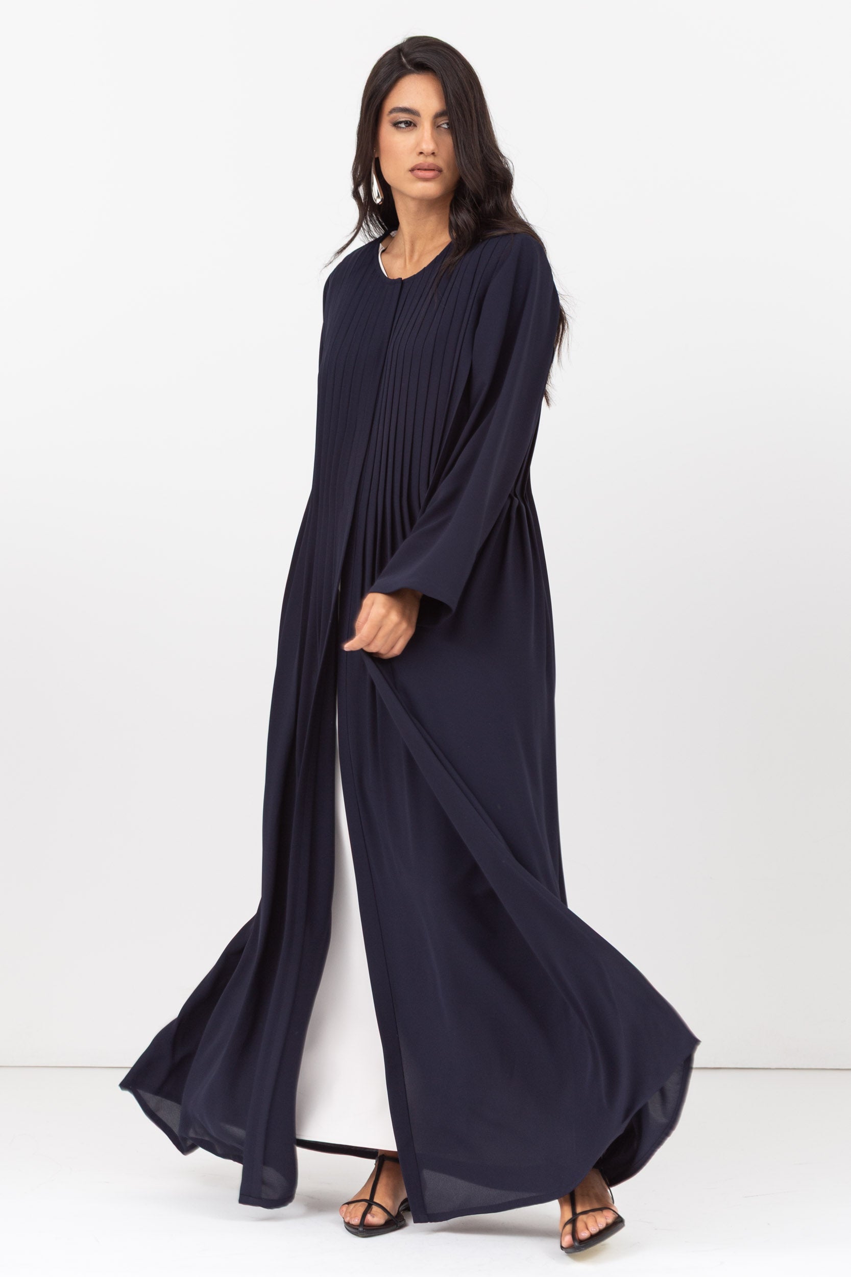Navy Color Origami Abaya RTW