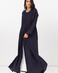 Navy Color Origami Abaya