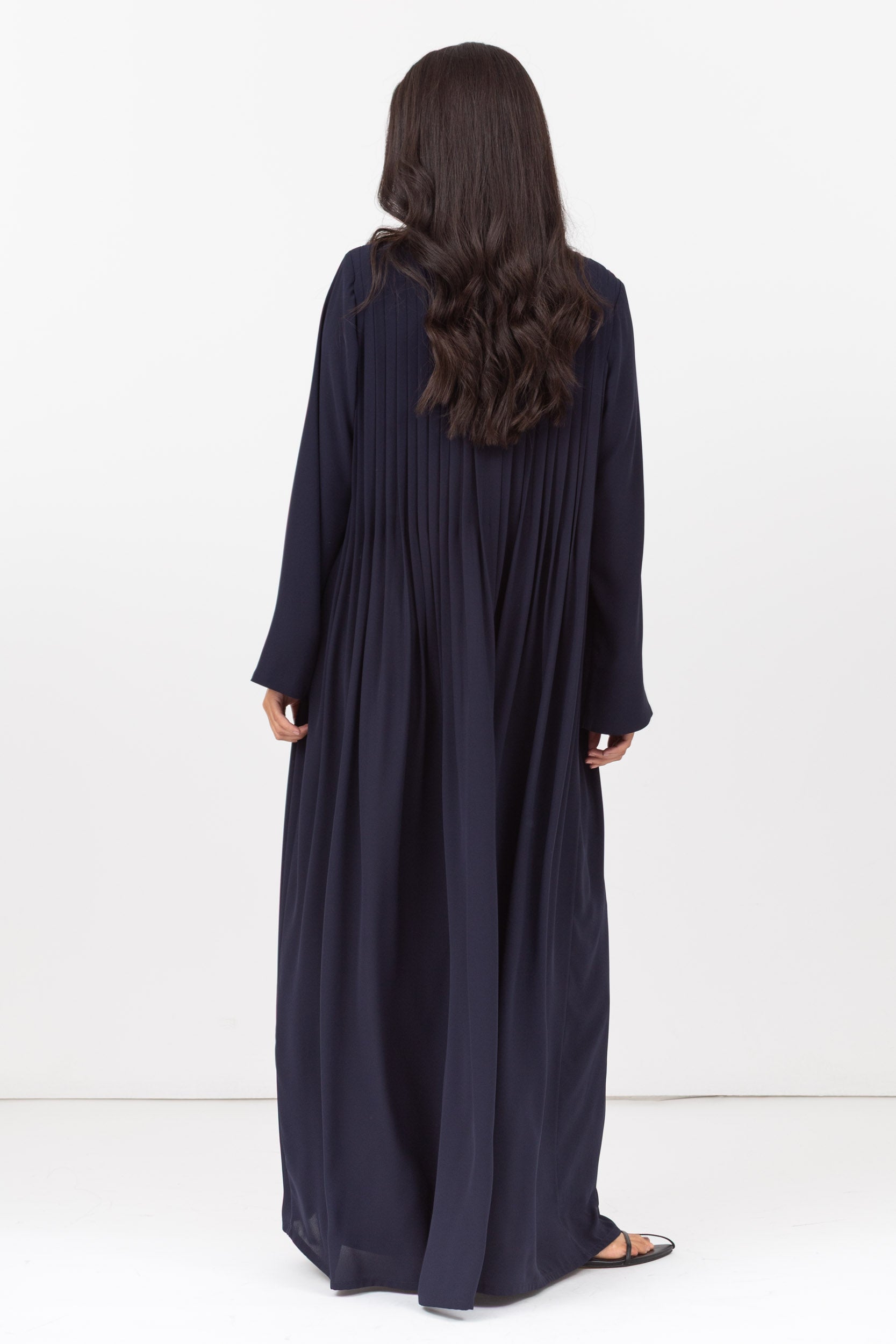 Navy Color Origami Abaya RTW