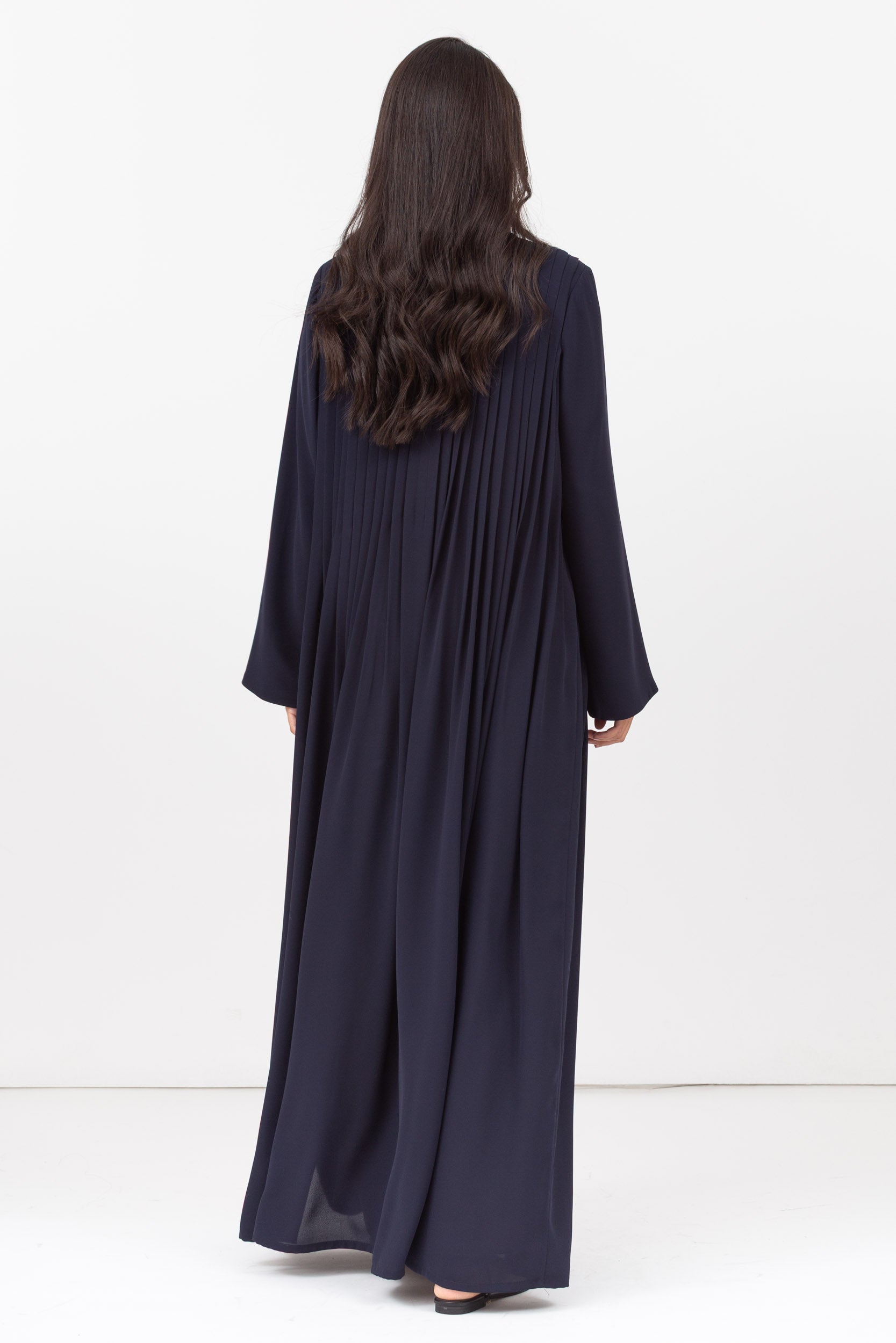 Navy Color Origami Abaya RTW