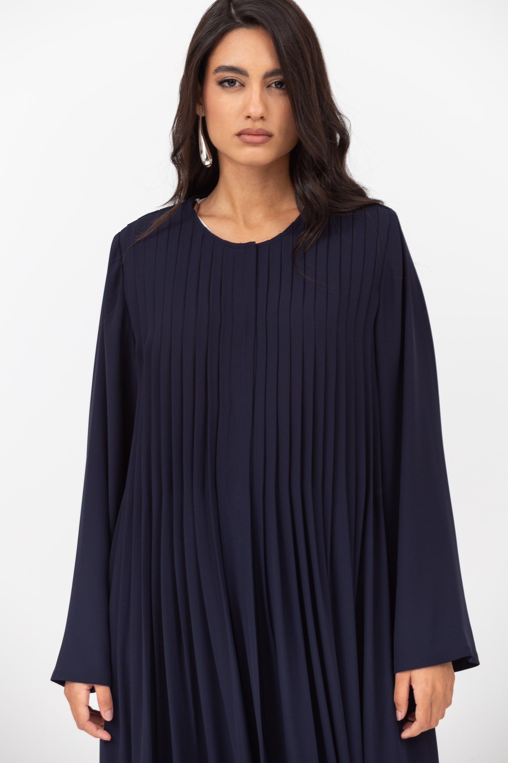 Navy Color Origami Abaya