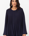 Navy Color Origami Abaya