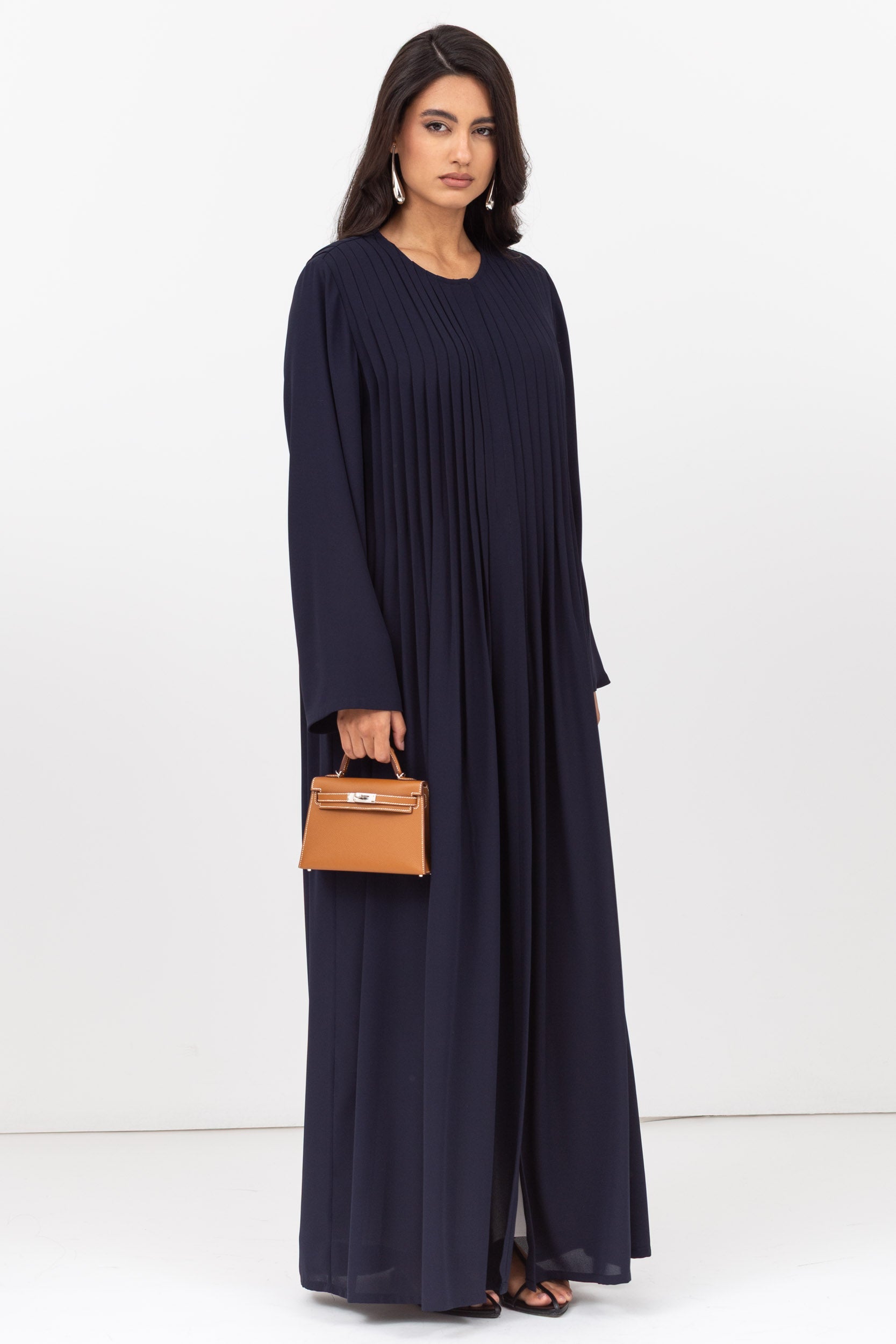 Navy Color Origami Abaya