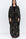Butterfly Abaya in Black Green Pattern