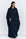 Butterfly Abaya in Blue Brown Pattern