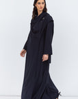 Shawl Abaya in Navy Blue