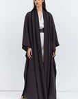 Flow Abaya in Brown Tencel Twill