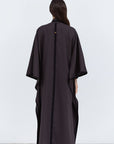 Flow Abaya in Brown Tencel Twill