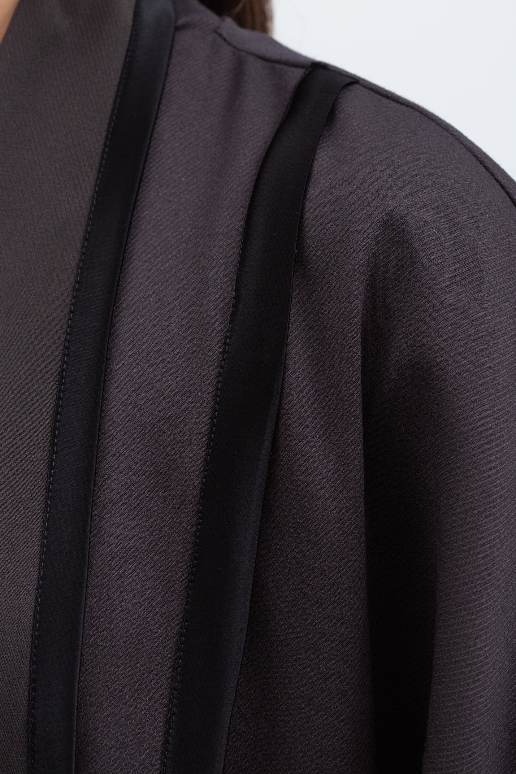 Flow Abaya in Brown Tencel Twill