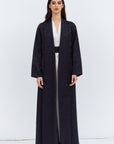 Layer Abaya in Blue Pattern