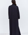 Layer Abaya in Blue Pattern
