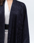 Layer Abaya in Blue Pattern