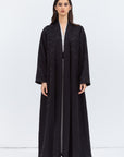 Layer Abaya in Black Pattern