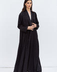 Layer Abaya in Black Pattern