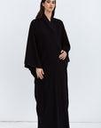Flow Abaya in Black Pattern