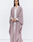Butterfly Abaya in Dusty Rose