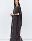 Butterfly Abaya in Gray