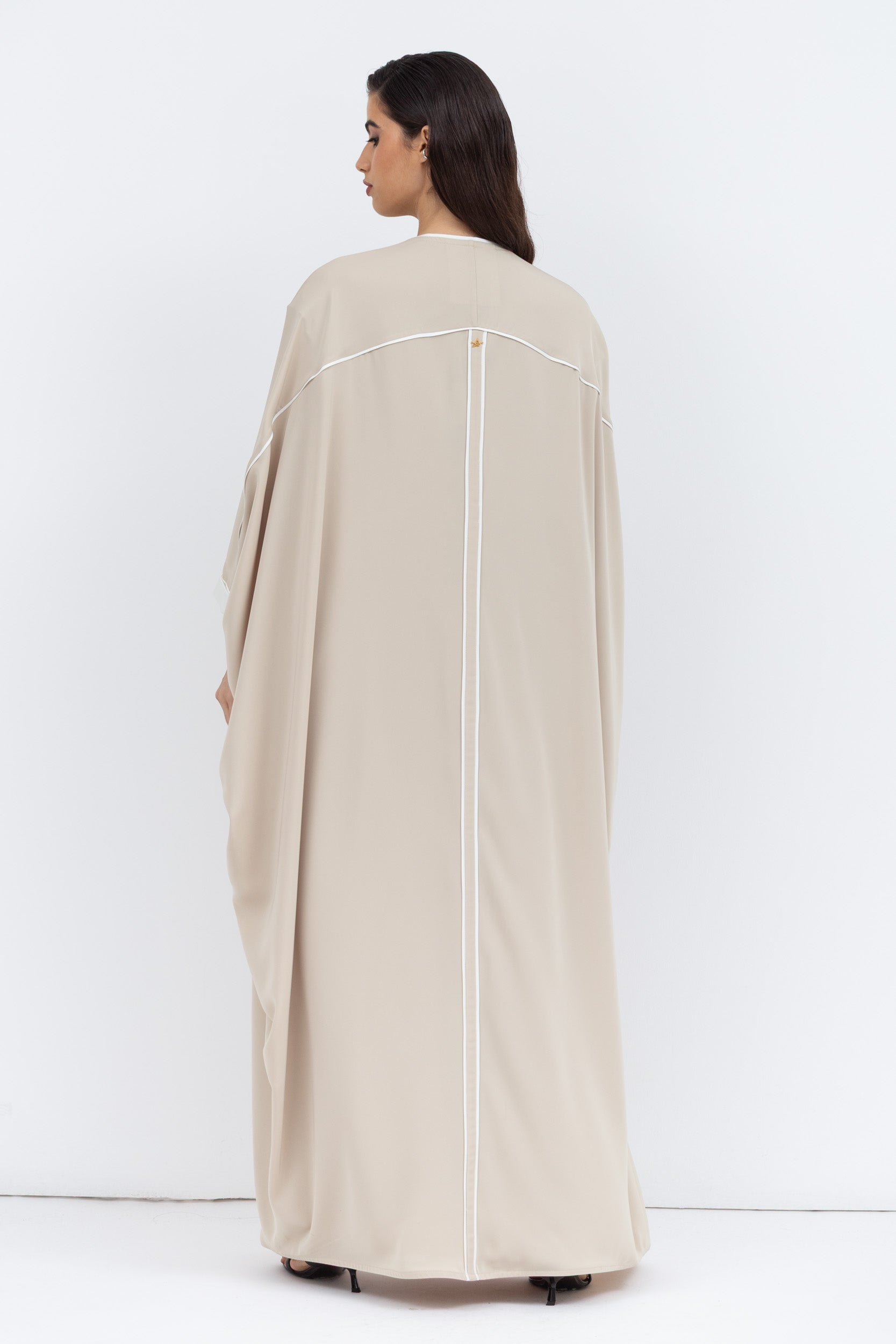 Butterfly Abaya in Cream
