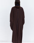 Butterfly Abaya in Brown Pattern