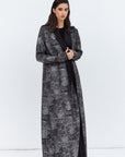 Artistic Screenprint Abaya