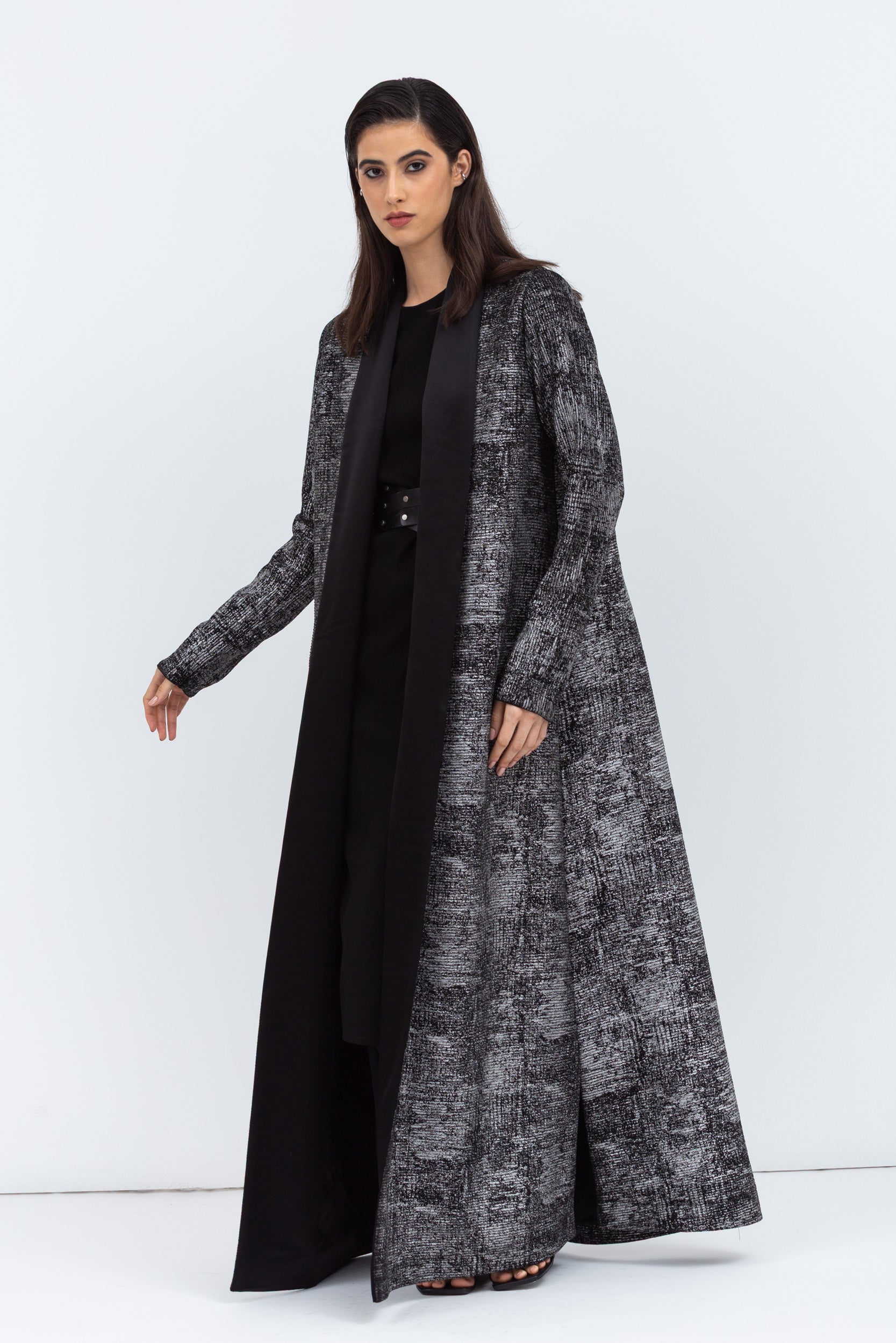 Artistic Screenprint Abaya