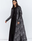 Artistic Screenprint Abaya