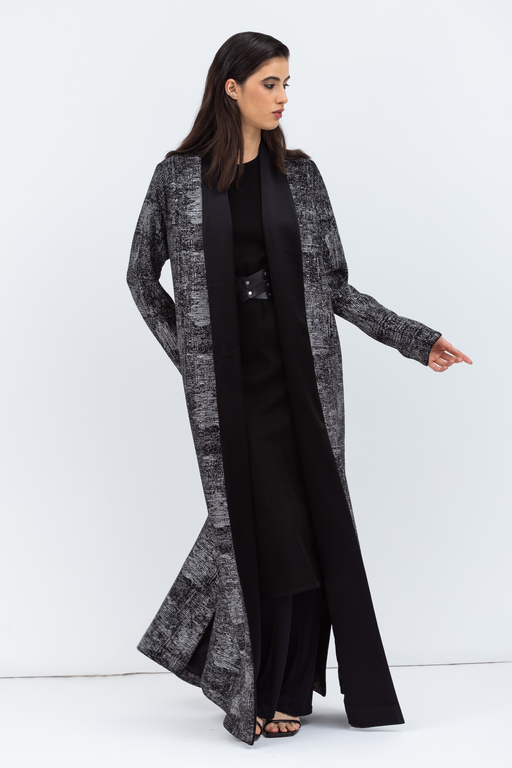 Artistic Screenprint Abaya