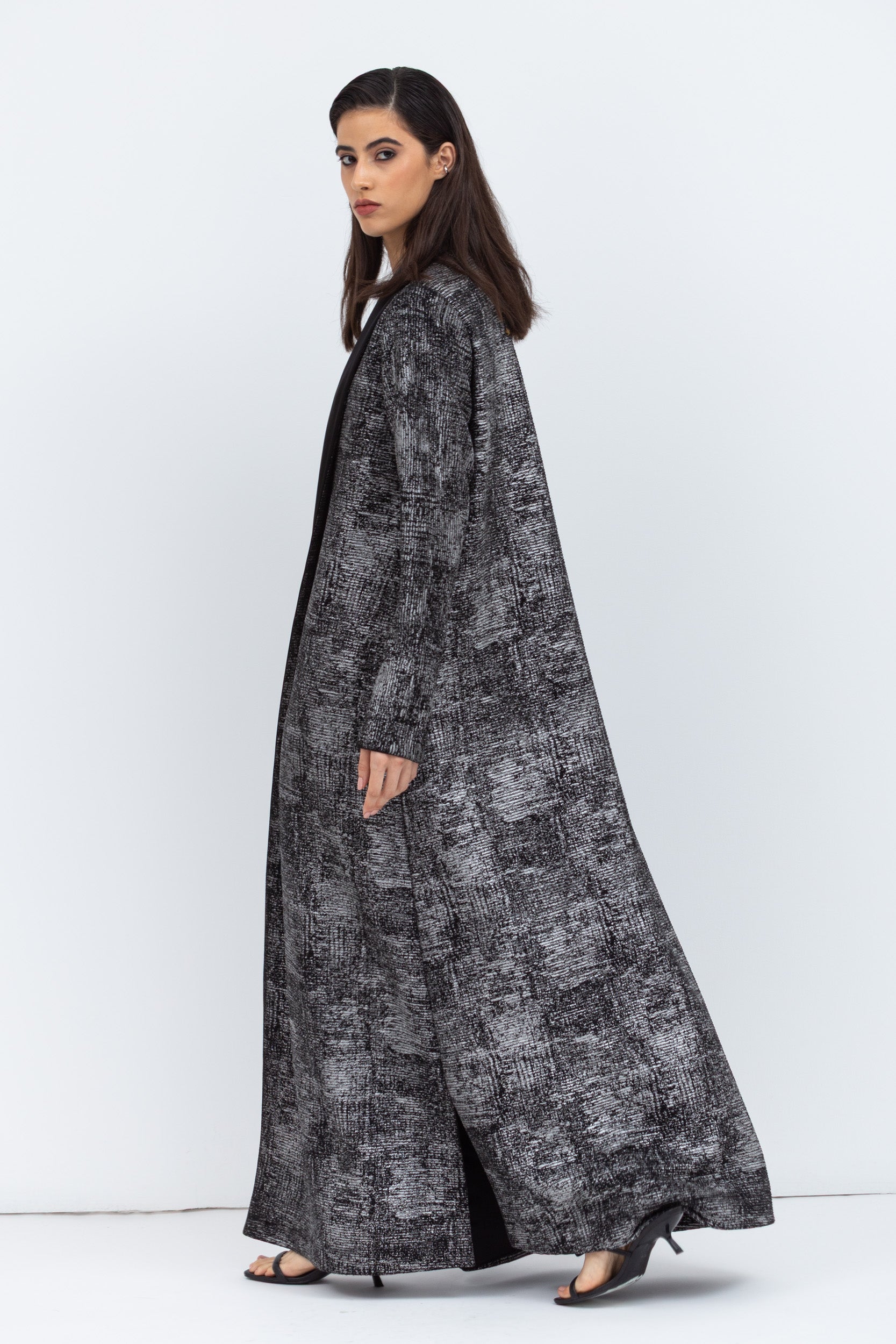 Artistic Screenprint Abaya