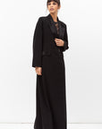 Tuxedo Abaya in Summer Black RTW