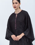 Purple Black Flow Kaftan