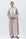 Tencel Twill Blush Pink Abaya with Silk Organza Detailing RTW