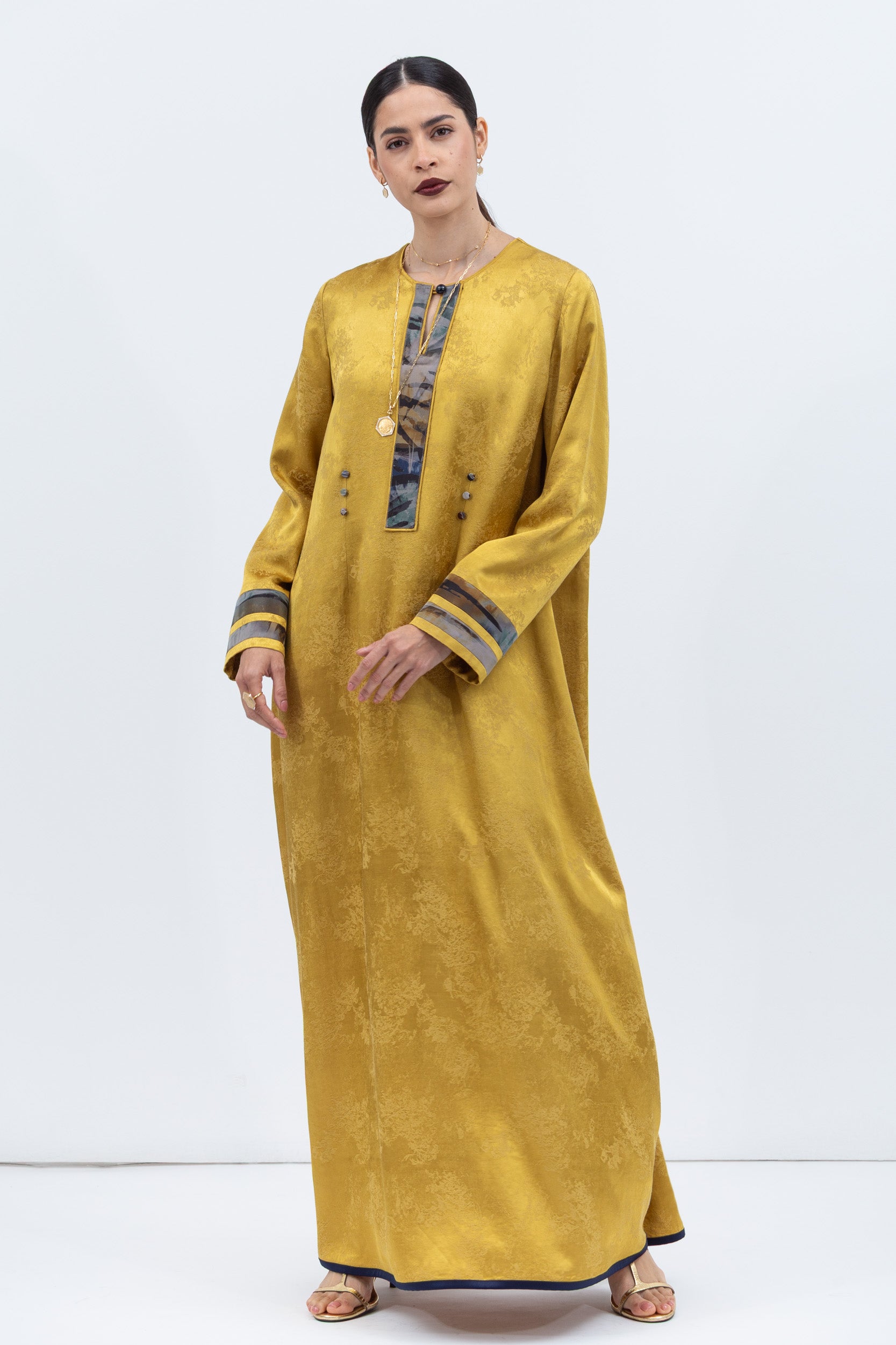 Amber Gold Kaftan