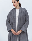 Loose Cut Abaya in Grey RTW