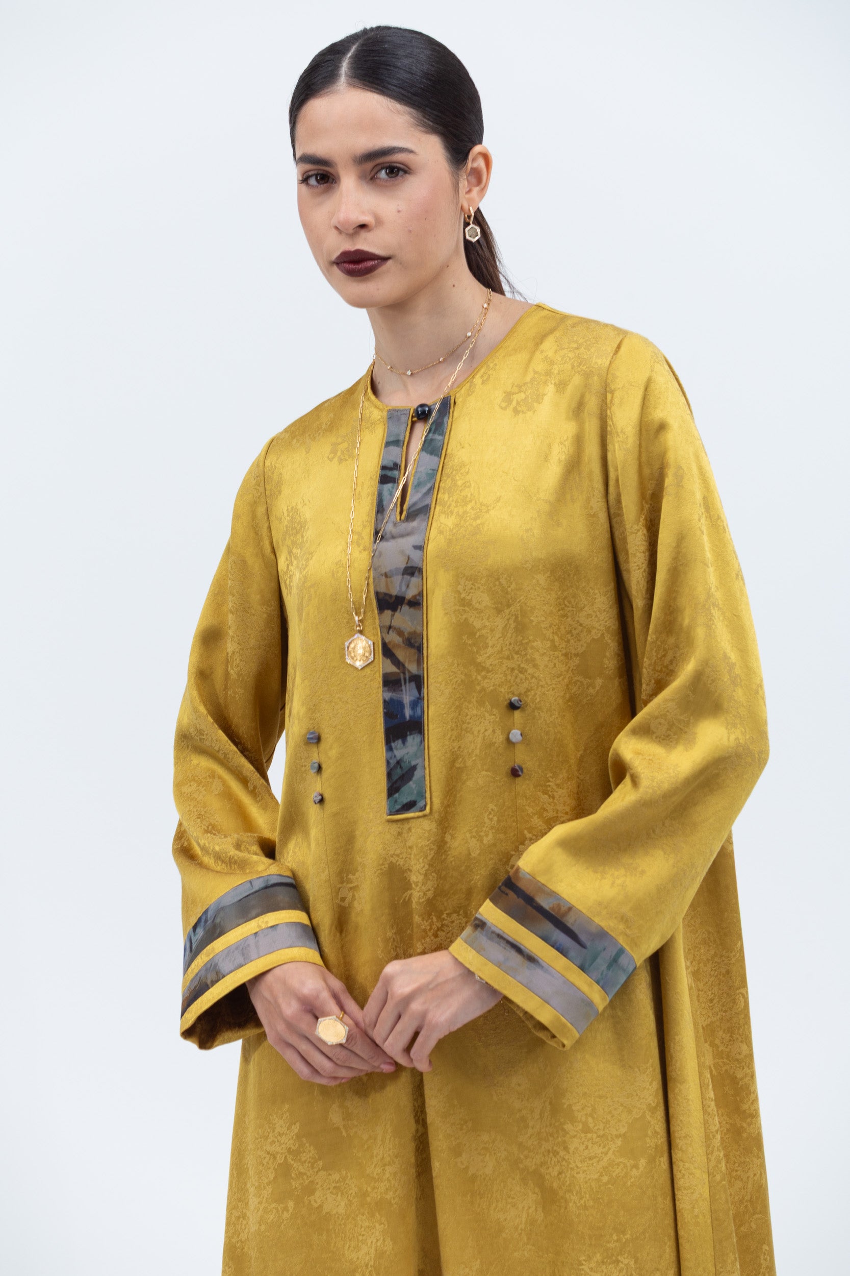 Amber Gold Kaftan