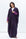 Butterfly Abaya in Forest Green with Vibrant Fuchsia Pebble Print