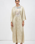 Kaftan in Gold Sheen