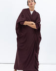 Butterfly Abaya in Deep Burgundy RTW
