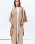 Flow Abaya in Textured Beige RTW