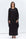 Butterfly Abaya in Black with Black &amp; Gold Pattern